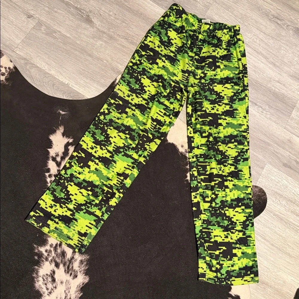 💚Boys Green Gamer Pajama Pants(Set:2)•Size:X-Large(14-16)💚